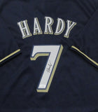 Brewers All Star JJ HARDY Signed Custom Replica Navy Jersey AUTO - JSA