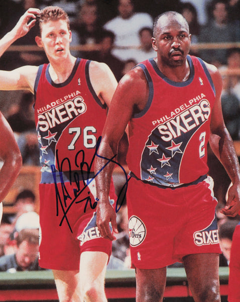 Shawn Bradley Autographed Signed 8x10 Photo Philadelphia 76ers SKU #246017
