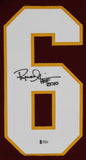 Russ Grimm "HOF 2010" Authentic Signed Maroon Pro Style Jersey BAS Witnessed