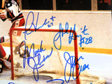 1980 Miracle on Ice USA Team Autographed 16x20 Photo LED Shadowbox BAS COA