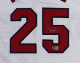 Mark McGwire Signed St. Louis Custom White Jersey