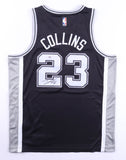 Zach Collins Signed San Antonio Spurs Nike Jersey (PSA) 2017 1st Round NBA Pick