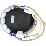 Ray Lewis Autographed Baltimore Ravens F/S 24 Alt Helmet Beckett Witness 51798