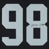 Framed Maxx Crosby Las Vegas Raiders Autographed Nike Black Elite Jersey