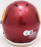 MARIO WILLIAMS AUTOGRAPHED USC RED SPEED MINI HELMET BECKETT WITNESS 207237