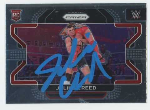 Julius Creed WWE Authentic Signed 2022 Panini Prizm #75 Rookie Card BAS #BS86654