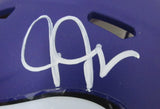 Justin Jefferson Signed/Autographed Mini Football Helmet Vikings PROVA 200048