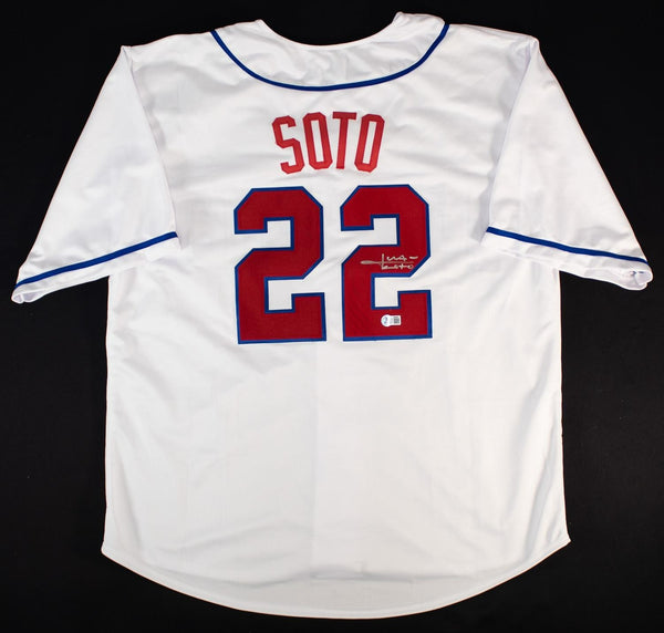 Juan Soto Signed Dominican Republic Jersey (Beckett) New York Mets Outfielder