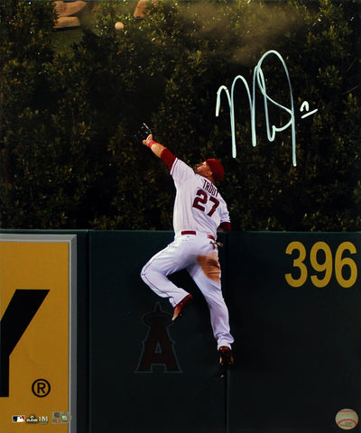 Angels Mike Trout Authentic Signed 16x20 Photo Autographed MLB #YP039886