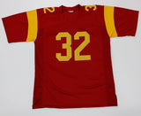 O J Simpson Signed USC Trojans Career Highlight Stat Jersey (JSA COA) Bills R.B