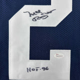 Autographed/Signed Mel Renfro HOF 96 Dallas Thanksgiving Day Jersey JSA COA