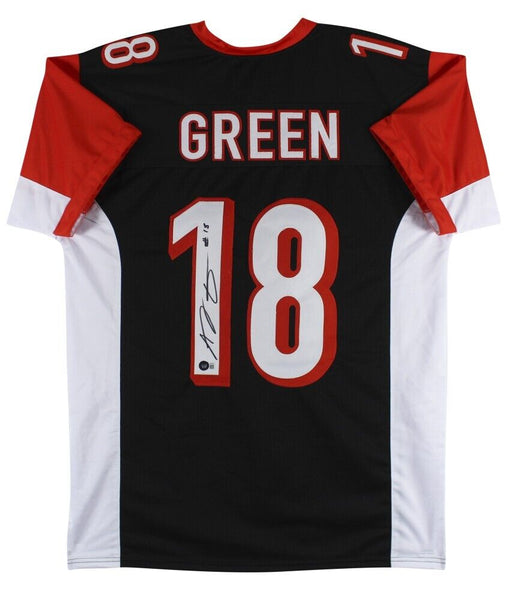 A J Green Signed Cincinnati Bengals Jersey (Beckett) 7xPro Bowl Wide Receiver