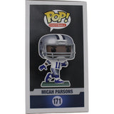 Micah Parsons Autographed/Signed Dallas Cowboys Funko Pop! #171 FAN 46885