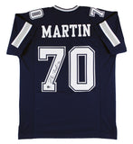 Zack Martin Authentic Signed Navy Blue Pro Style Jersey Autographed BAS Witness