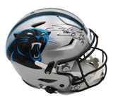 Steve Smith Sr Signed Panthers Speed Flex Authentic NFL Helmet "Agent 89" Insc
