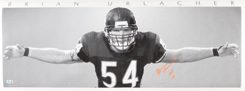 Brian Urlacher Signed Chicago Bears 15x40 Photo (Beckett)Hall of Fame Linebacker