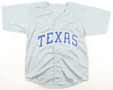 Dean Palmer Signed Texas Rangers Road Jersey (Beckett) 1998 All Star 3rd Baseman