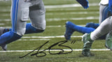 AJ Brown Signed Philadelphia Eagles 16x20 Running Photo - Beckett W Hologram