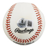 Orioles Cal Ripken Jr. Authentic Signed Gene Budig ONL Baseball BAS #BU64242