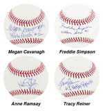 (Set of 10 Balls) A League Of Their Own Single Signed Baseball w/Character Names