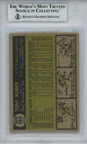 Tony Kubek Autographed 1961 Topps #265 Trading Card Beckett Slab 38487