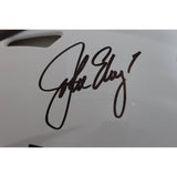 John Elway Shannon Sharpe Ed McCaffrey Rod Smith Signed Pro Helmet BAS 45441