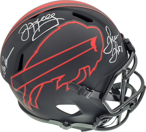 KELLY, THOMAS & REED AUTOGRAPHED ECLIPSE BILLS FULL SIZE HELMET BECKETT 185864