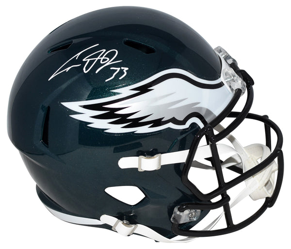 COOPER DEJEAN SIGNED PHILADELPHIA EAGLES FULL SIZE SPEED HELMET FANATICS