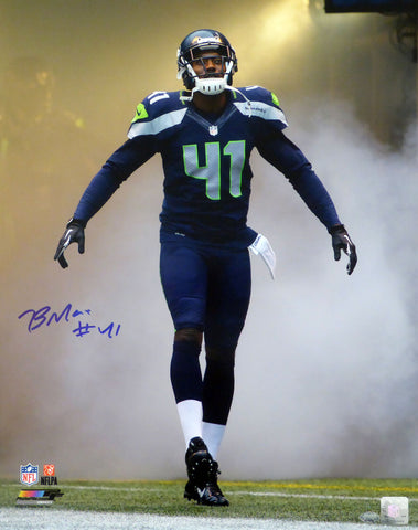 BYRON MAXWELL AUTOGRAPHED SIGNED 16X20 PHOTO SEATTLE SEAHAWKS MCS HOLO 76408