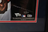 Tom Brady and David Ortiz Autographed 16x20 Photo Framed Tristar & Fanatics COA