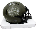 John Elway HOF Signed HOF Salute to Service Mini Helmet Broncos Beckett 200053
