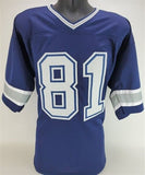 Rahib "Rocket" Ismail Signed Dallas Cowboy Jersey (Beckett) Former Notre Dame WR