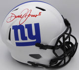 Daniel Jones Autographed Giants Alternate White Full Size Speed Helmet Giants Be