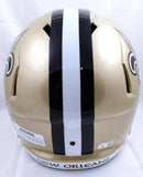 Derek Carr Autographed New Orleans Saints F/S Speed Helmet-Beckett W Hologram
