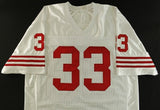 Roger Craig Signed 49ers Jersey (PSA COA) 3x Super Bowl Champ / 4xPro Bowl R.B.