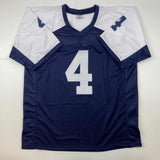 Autographed/Signed Dak Prescott Dallas Thanksgiving Day Jersey JSA COA