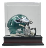 Quinyon Mitchell Signed Eagles Mini Speed Helmet JSA w/ Super Bowl 59 LIX Case