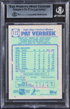 Whalers Pat Verbeek Authentic Signed 1990 Topps #112 Card BAS Slabbed