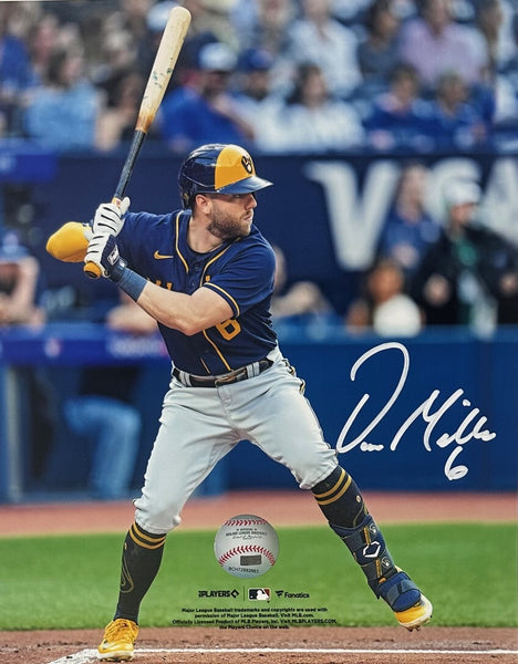 Milw. Brewers Infielder OWEN MILLER Signed 8x10 Photo #2 AUTO