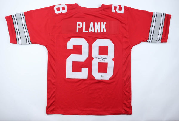 Doug Plank Signed Ohio State Buckeyes Jersey (Beckett) Chicago Bears All Pro D.B