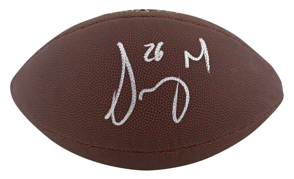 Rams Sony Michel Authentic Signed Wilson Super Grip Nfl Football BAS Witness