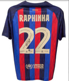 Raphinha Signed Barcelona F.C. Nike Home Jersey (Beckett COA) Winger
