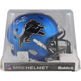 Sam LaPorta Autographed/Signed Detroit Lions 24 Alt Mini Helmet Beckett 49661