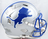 Barry Sanders Signed Lions F/S 83-02 Speed Authentic Helmet - Beckett W Hologram