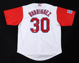 Dereck Rodriguez Signed Puerto Rico WBC Jersey (JSA COA) Giants, Twins, Braves