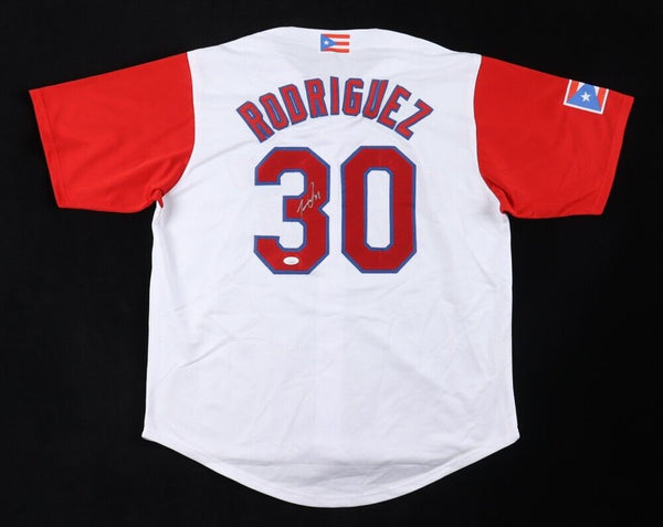 Dereck Rodriguez Signed Puerto Rico WBC Jersey (JSA COA) Giants, Twins, Braves