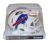 Stefon Diggs Autographed/Signed Buffalo Bills Speed Mini Helmet Beckett 37039