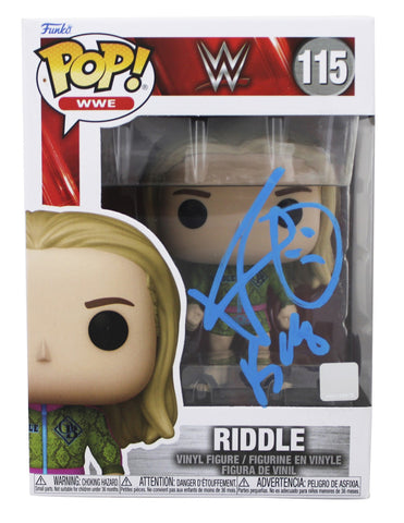 Matt Riddle "Bro" Authentic Signed WWE #115 Funko Pop Vinyl Figure BAS #BU55073