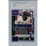 Ray Lewis Autographed/Signed 2003 Absolute #2 Trading Card Slab Beckett 53454