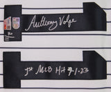 Yankees Anthony Volpe "1st MLB Hit" Signed Nike Pinstripe Jersey Fanatics & MLB